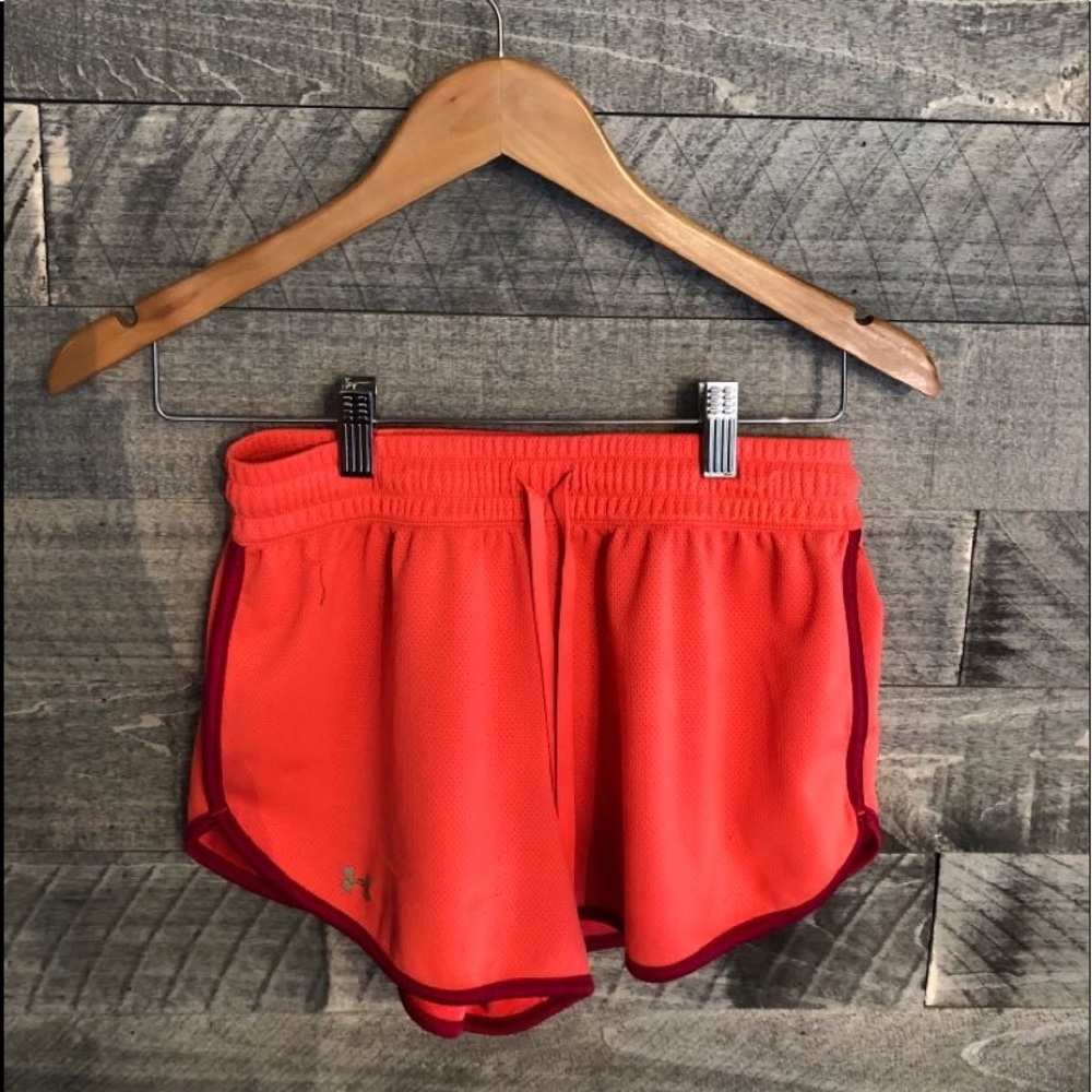 pink under armor shorts
